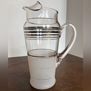 Art Deco Style Cocktail Pitcher